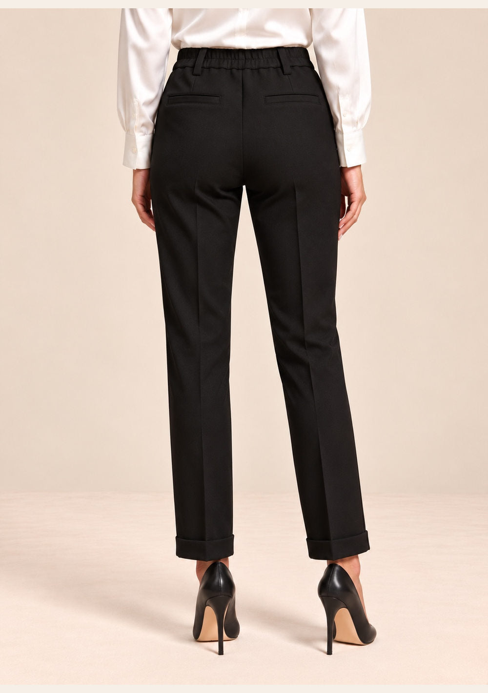 Pantaloni Elastico Dietro