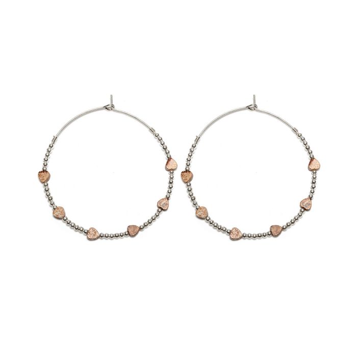 ORECCHINI MINI CERCHI MINI CUORI