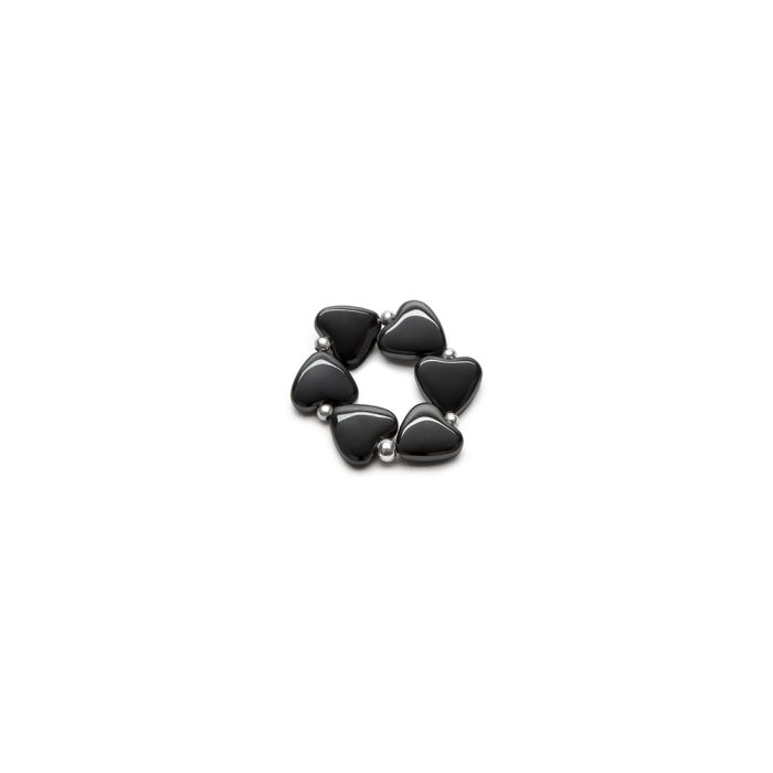 ANELLO ELASTICO CUORI GRANDI BOMBATI