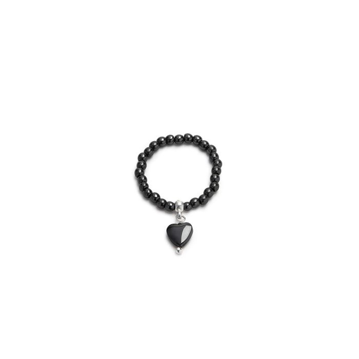 ANELLO ELASTICO CUORE PENDENTE