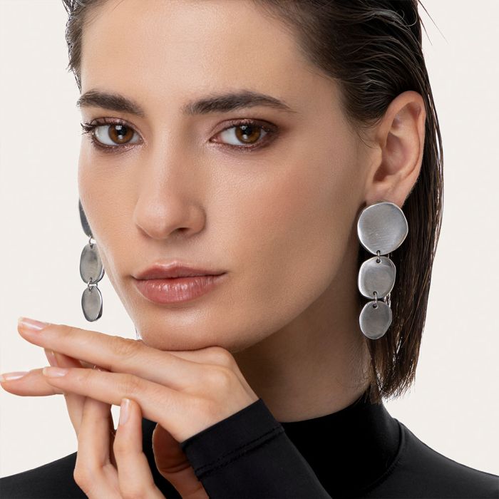 BOUCLES TROIS RONDES PLATES