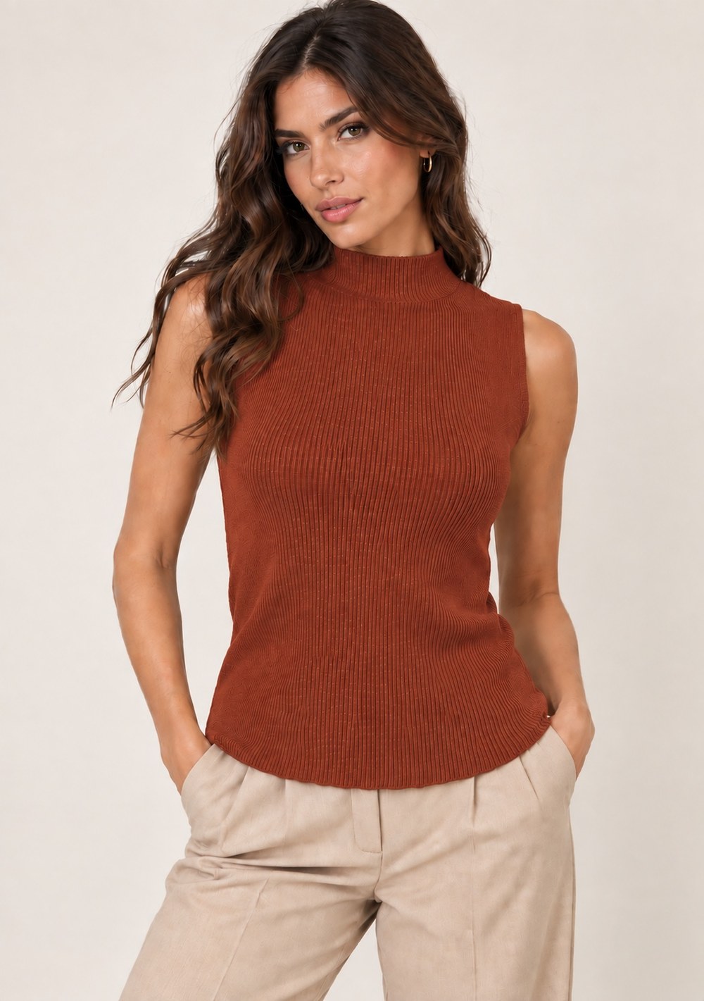 Maglia Lupetto a Coste