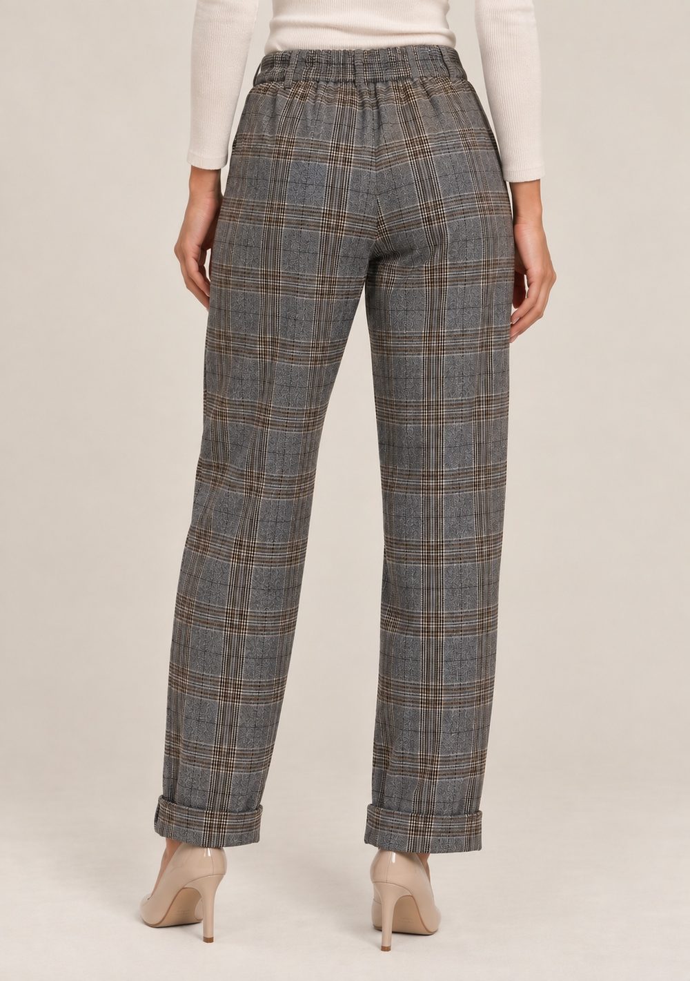 Pantaloni 1 Pinces Scozzese