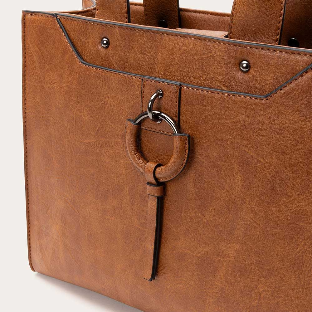 MAXI TOTE BAG BROWN