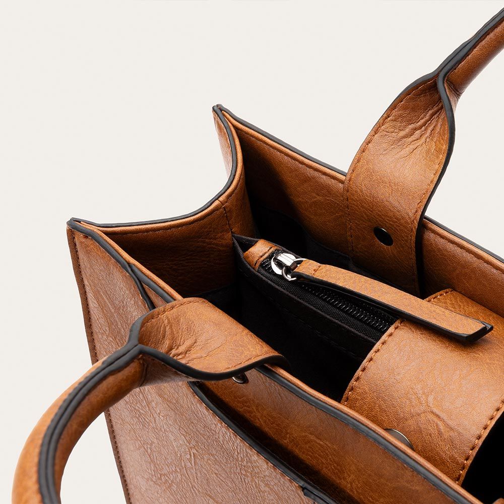 MAXI TOTE BAG BROWN