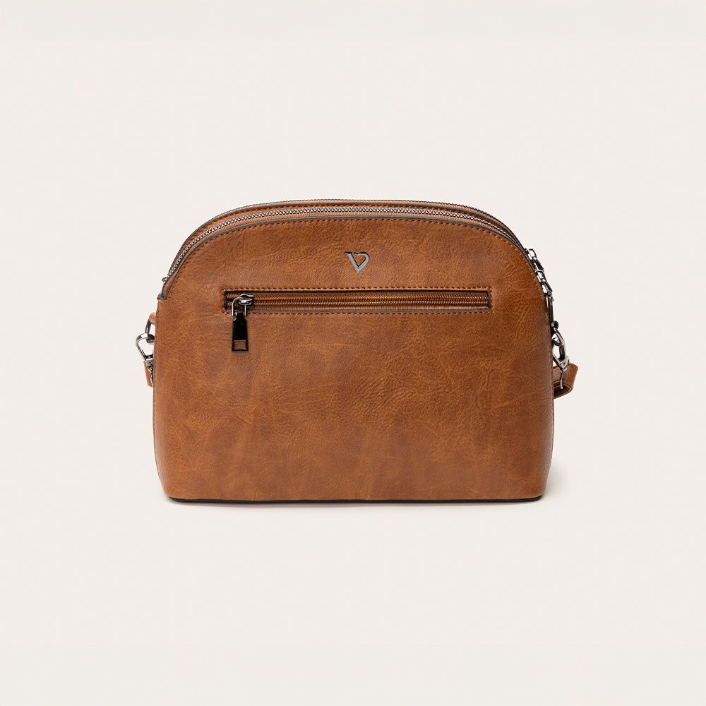 STUDS BOWLING BAG BROWN