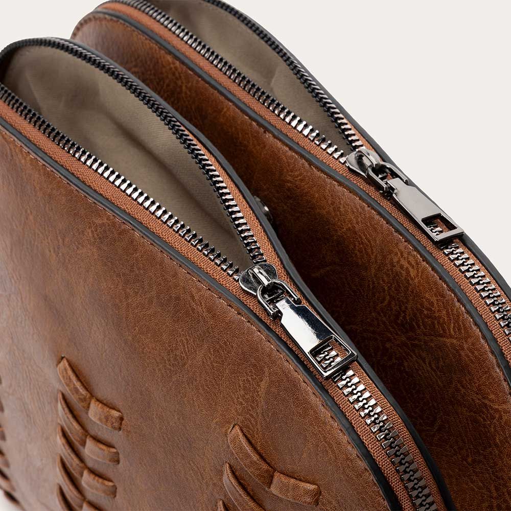 SMALL BOWLING BAG BROWN