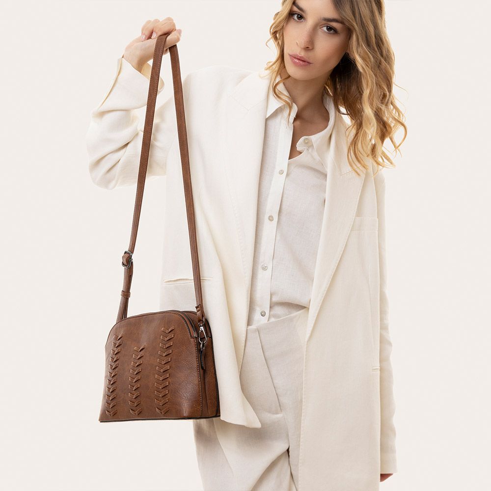 SMALL BOWLING BAG BROWN