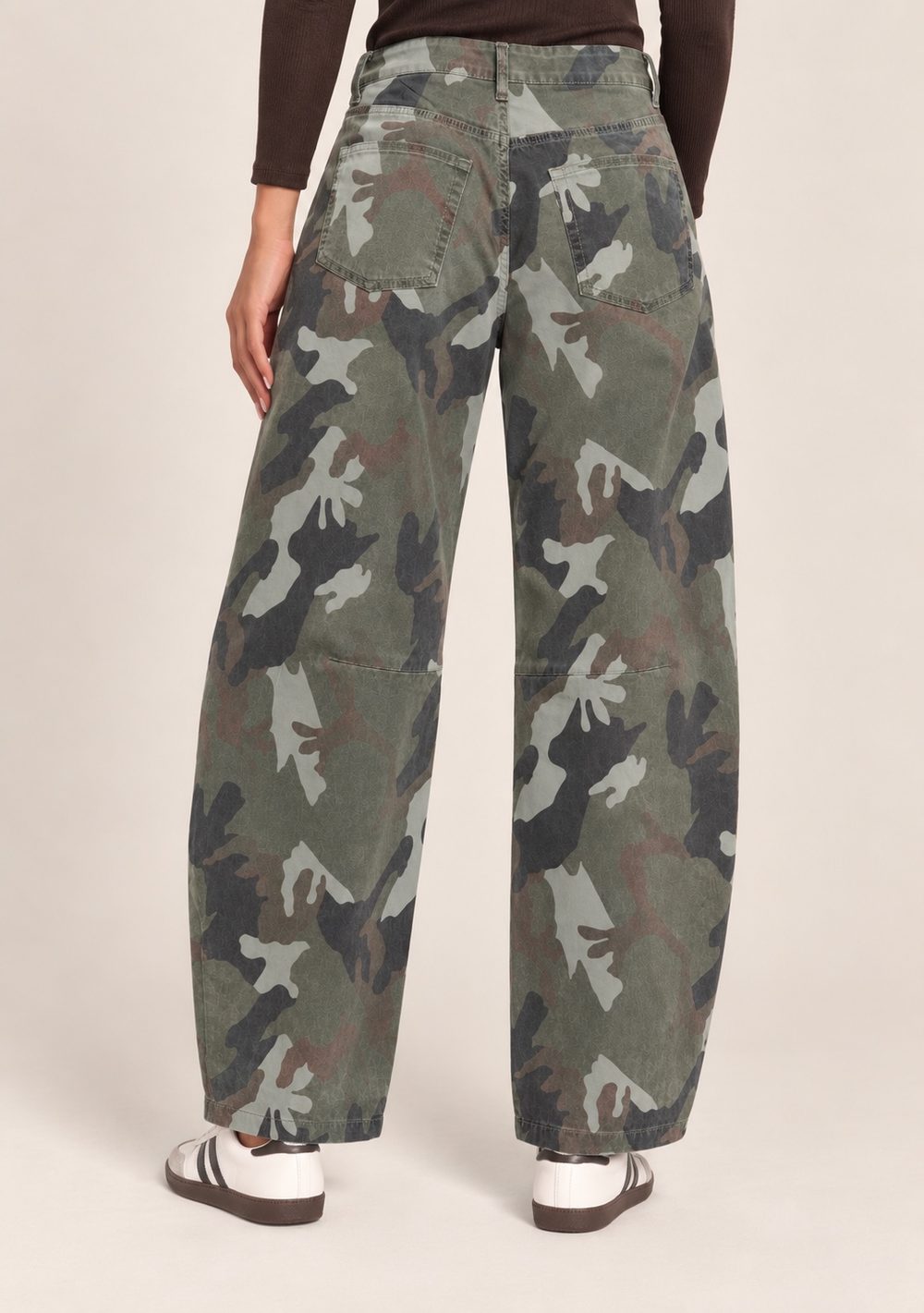 Pantaloni Balloon Mimetici