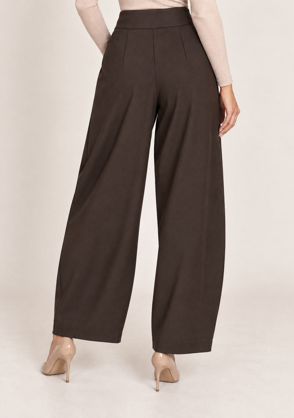 Pantaloni Balloon con Pinces