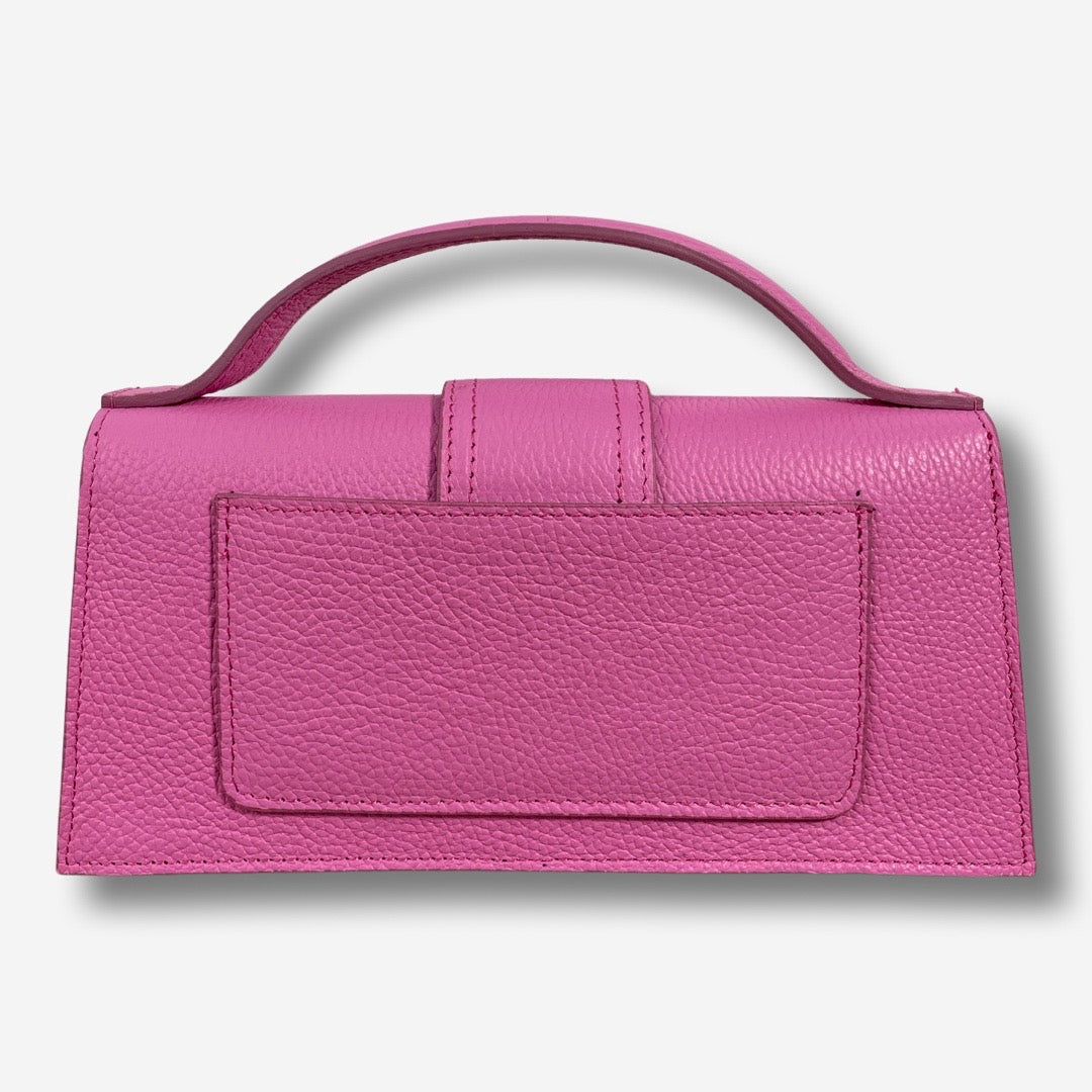 Borsa JASMINE in vera pelle - Rosa Blister