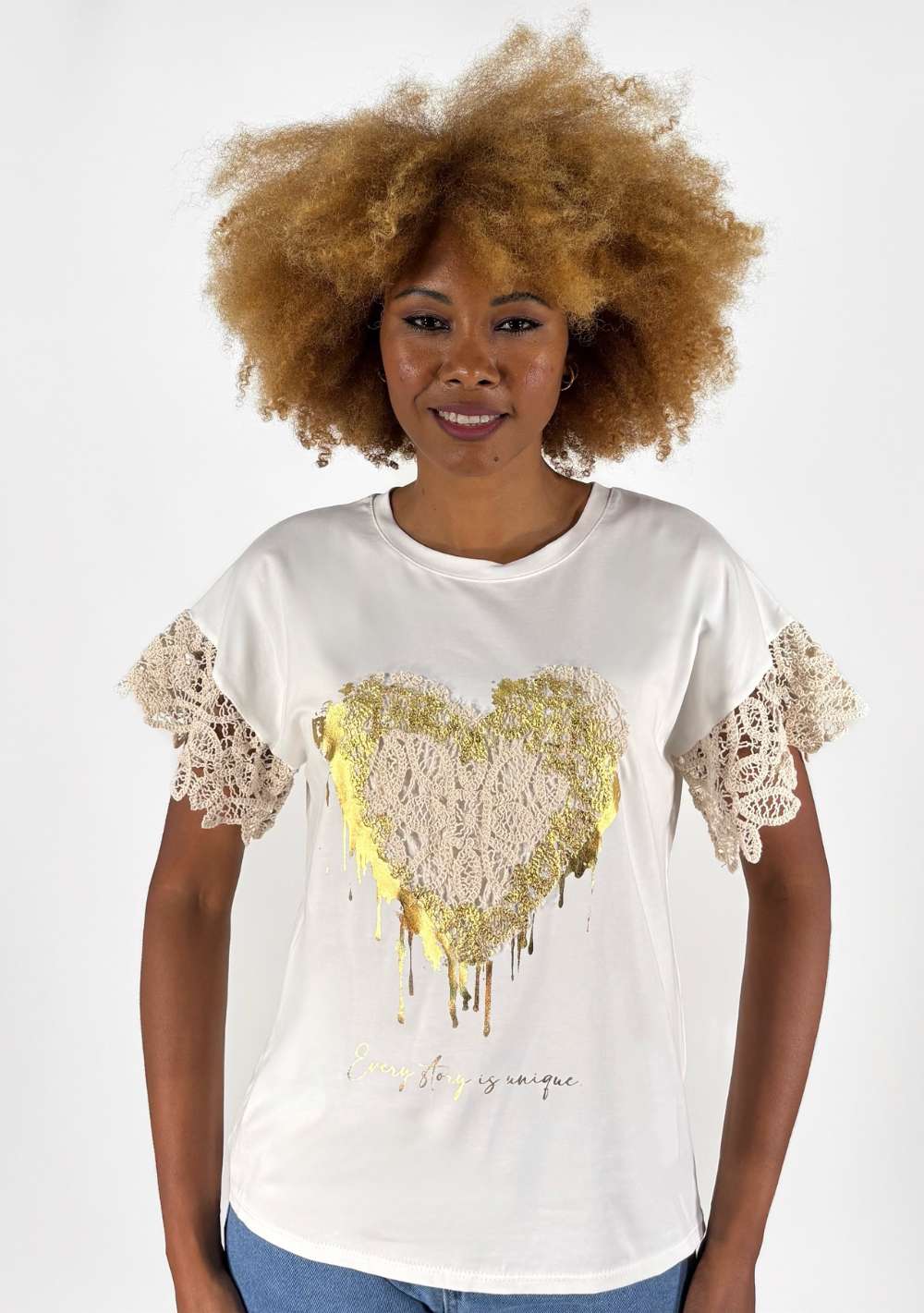 T-Shirt "Cuore Oro"