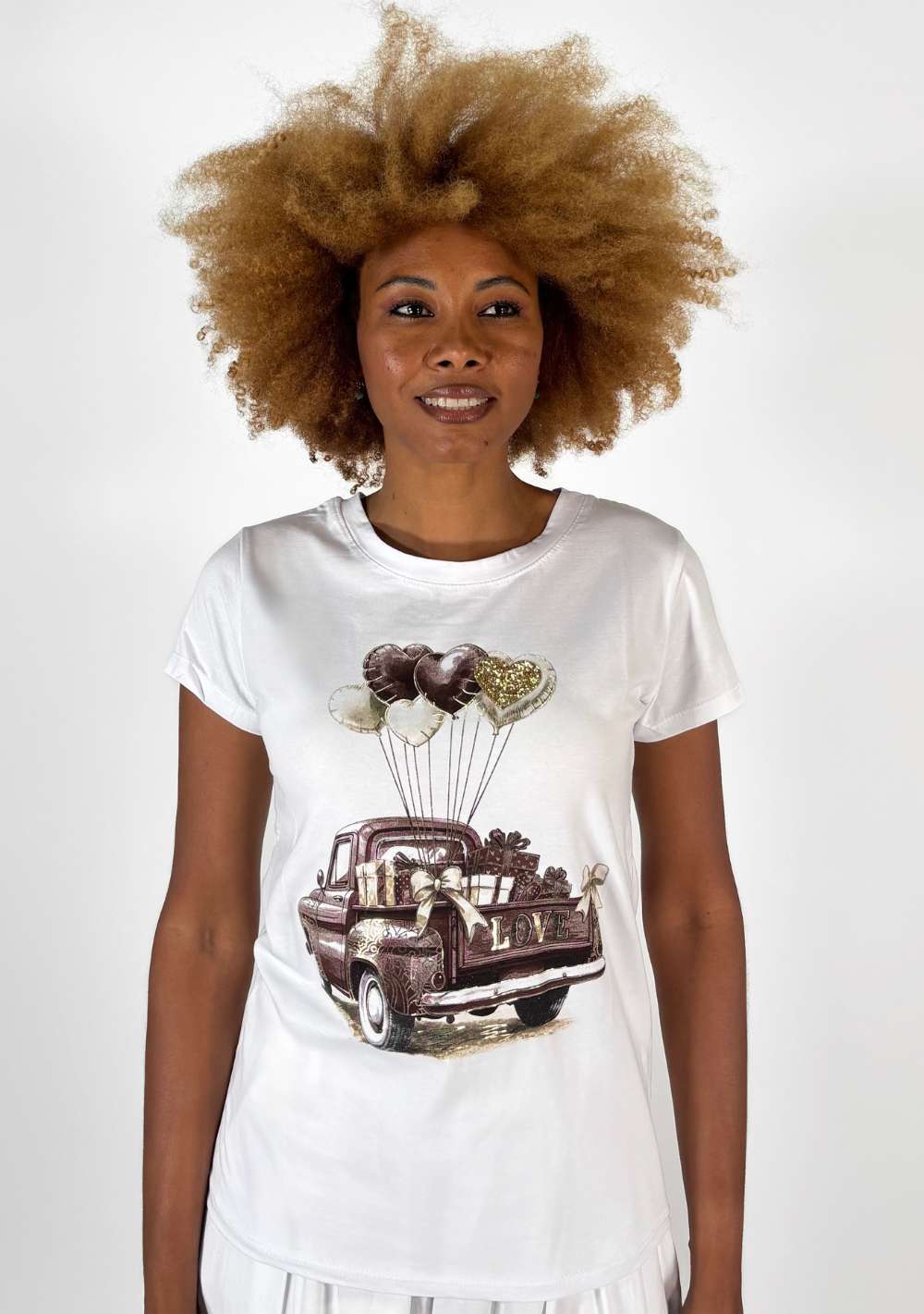 T-Shirt Slim "Macchina Cuori"