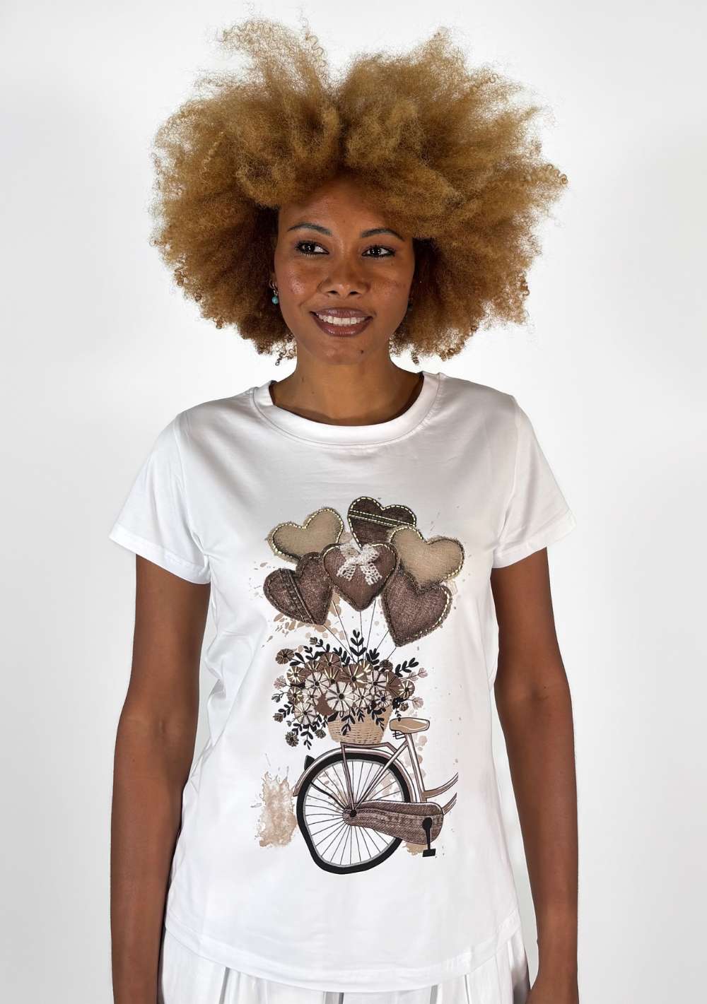 T-Shirt Slim "Half Bicicle"