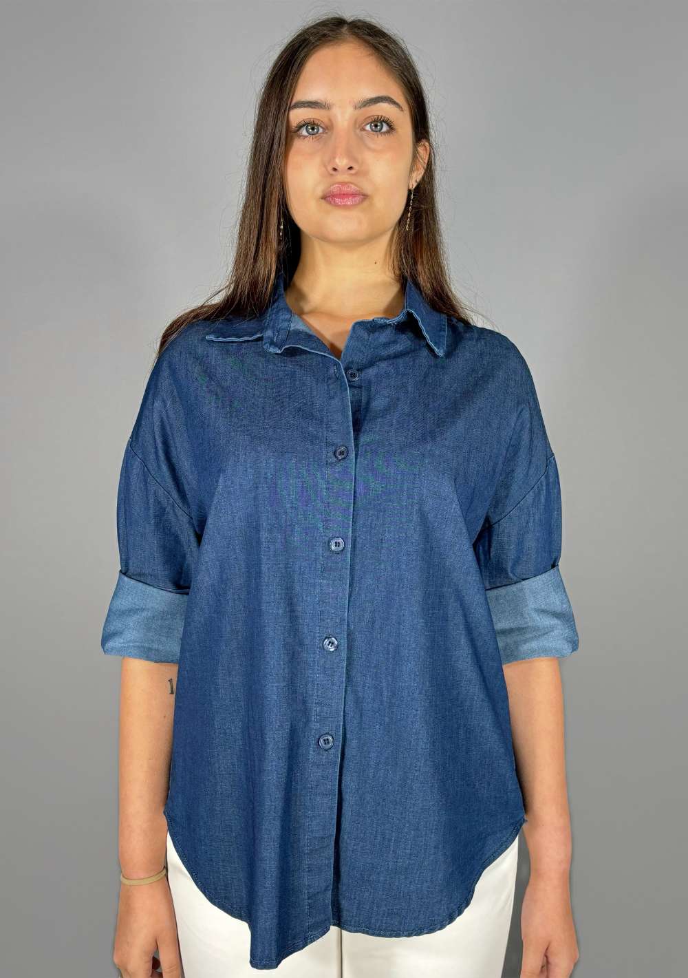 Camicia Stondata Chambray