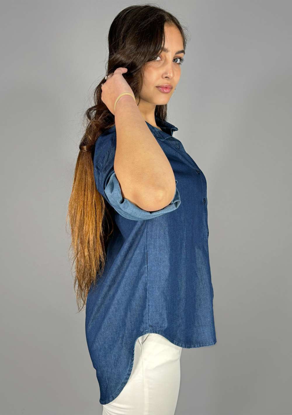 Camicia Stondata Chambray