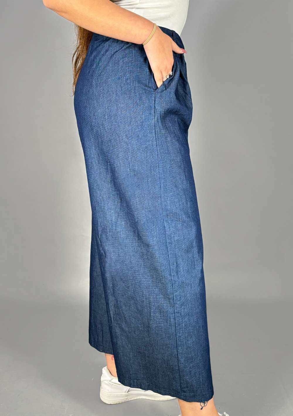 Pantalone Gaucho Chambray