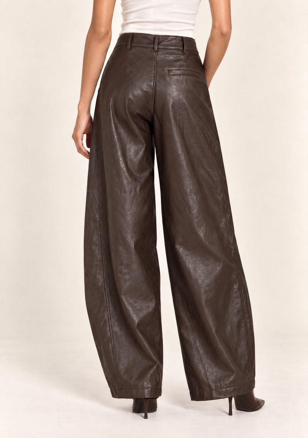 Pantaloni in Ecopelle