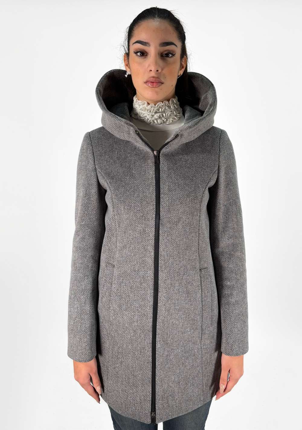 Cappotto con Zip