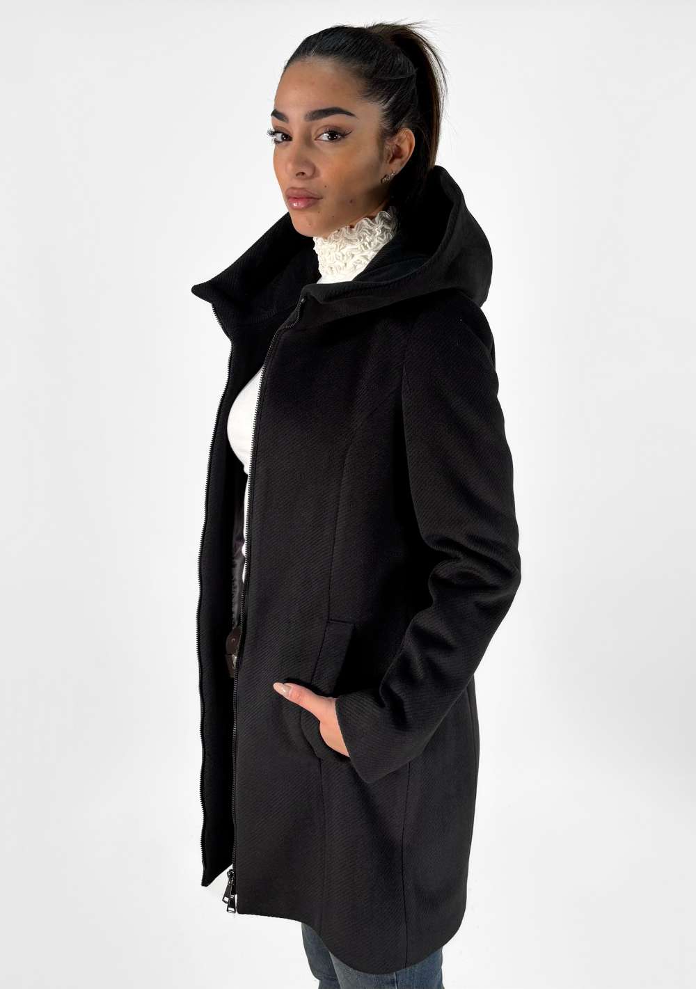 Cappotto con Zip