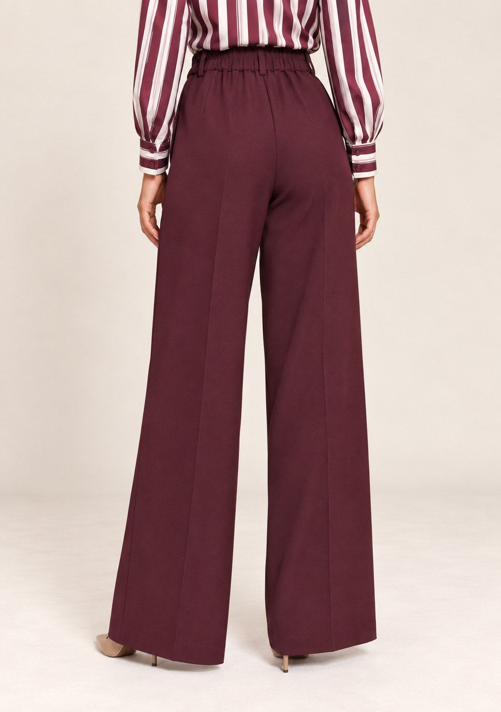 Tailleur SARTORIALE da donna in colore vino, vista alternativa 4