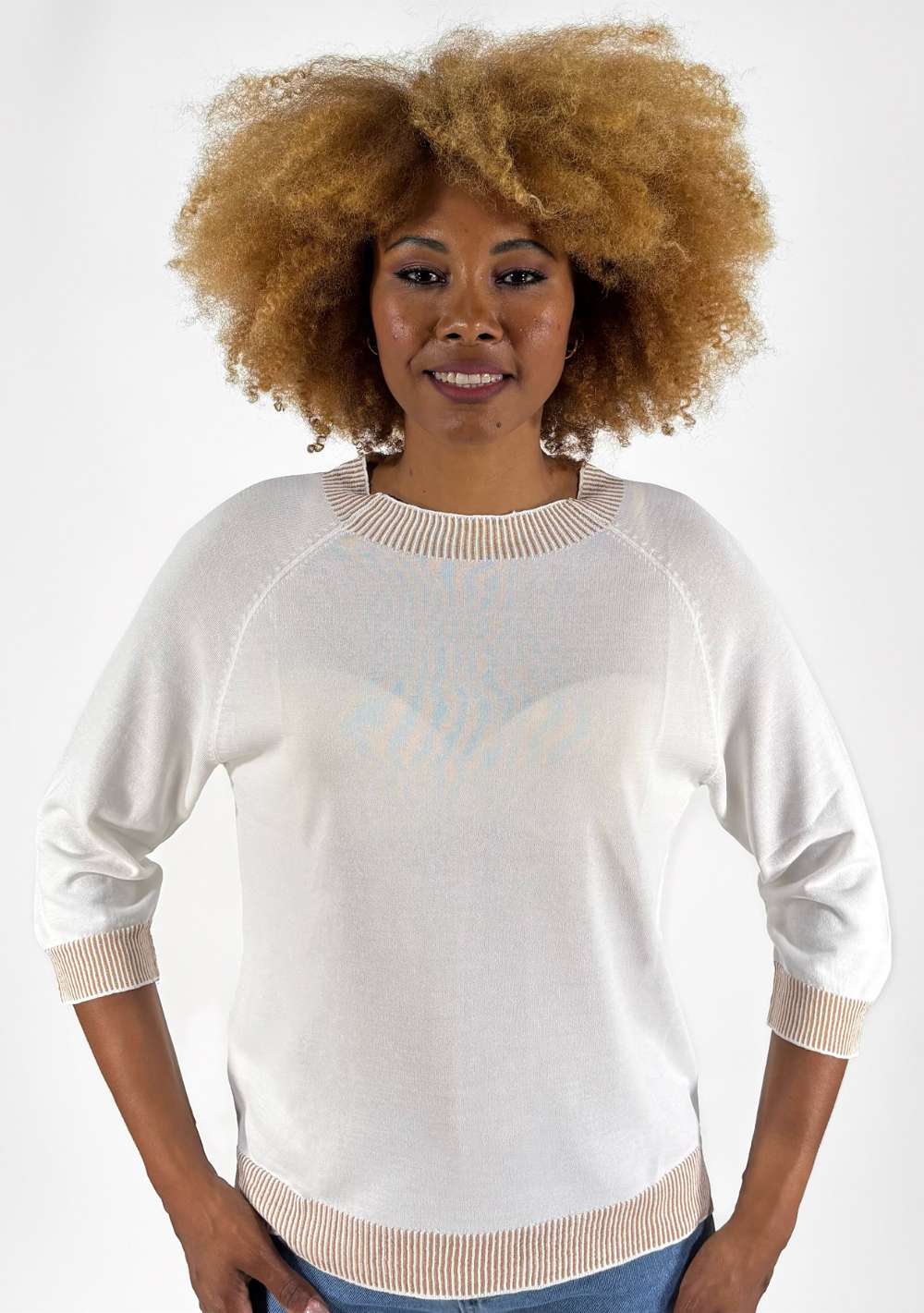 Maglia Effetto Cuciture