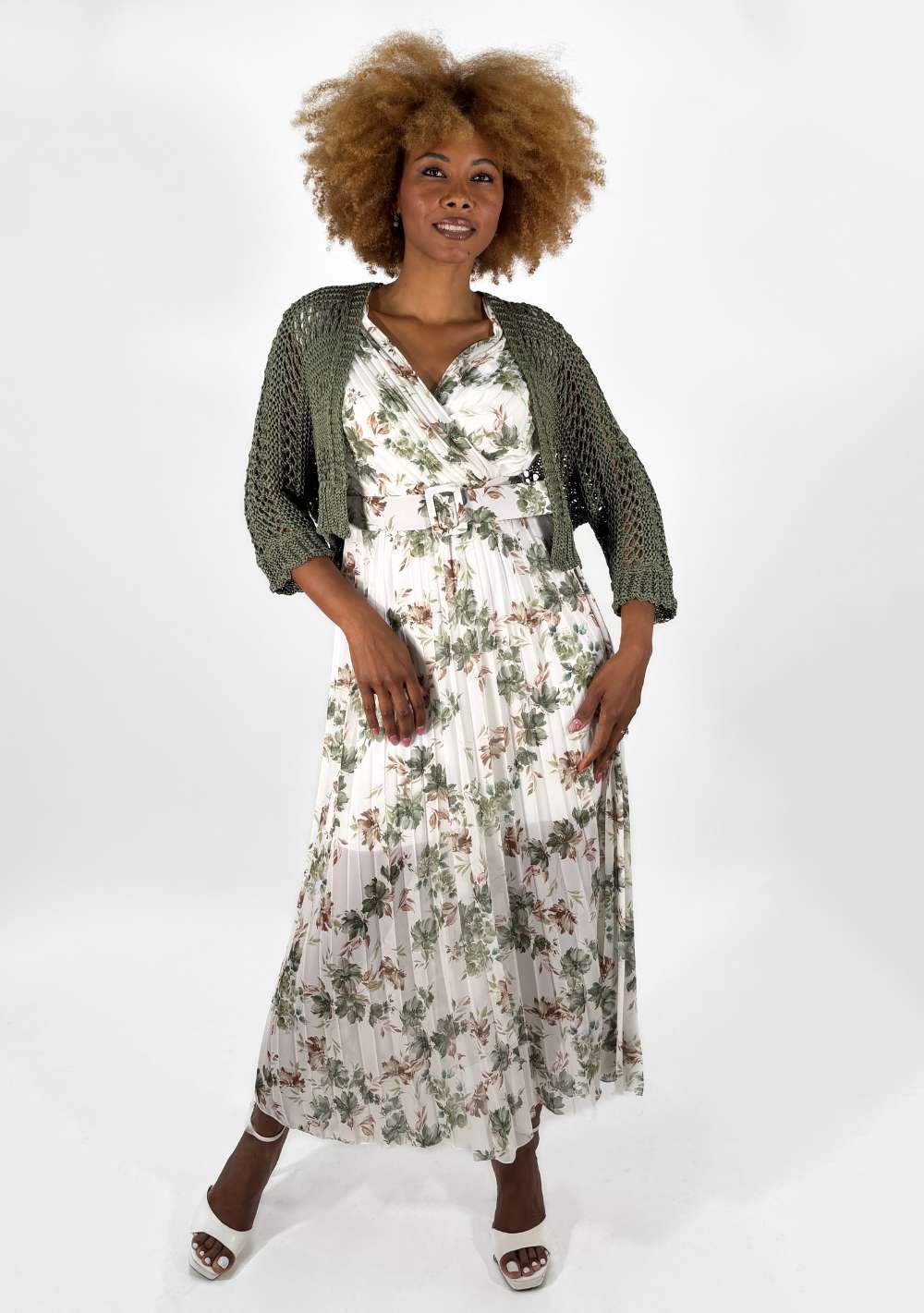 Cardigan Corto Traforato