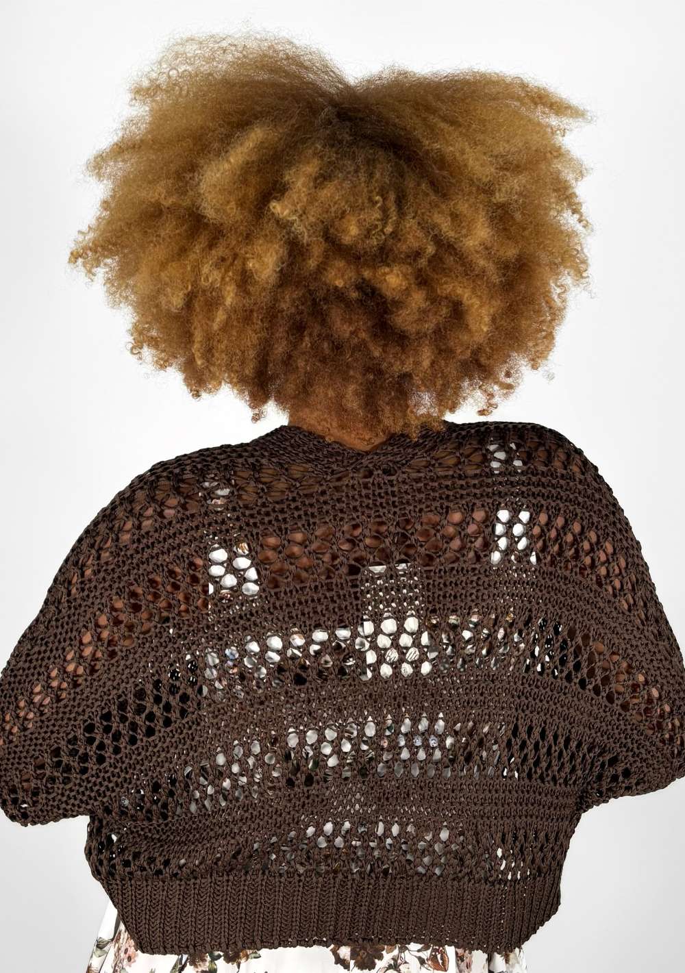 Cardigan Corto Traforato