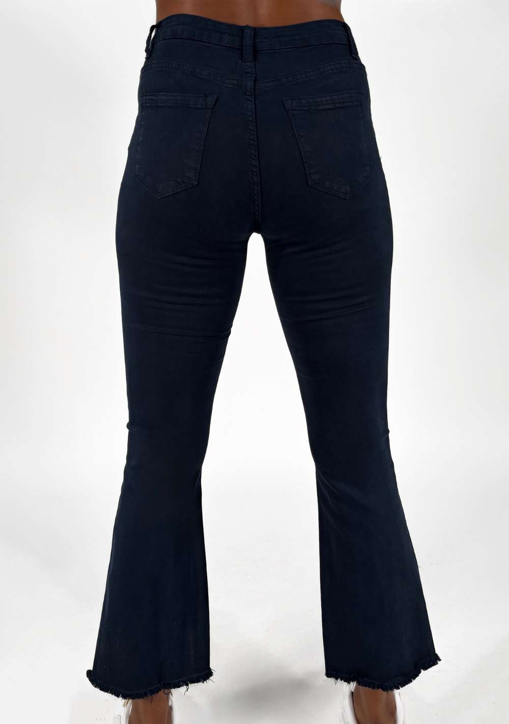 Pantaloni Zampa Sfrangiati