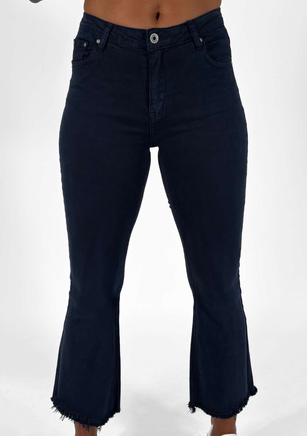 Pantaloni Zampa Sfrangiati