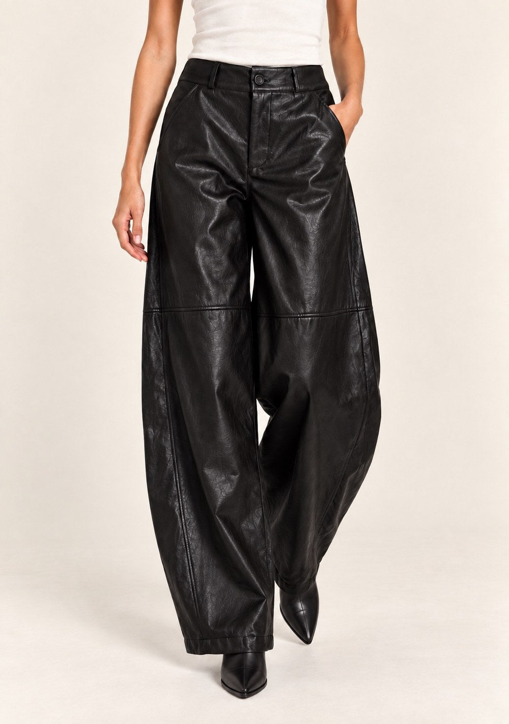 Pantaloni in Ecopelle