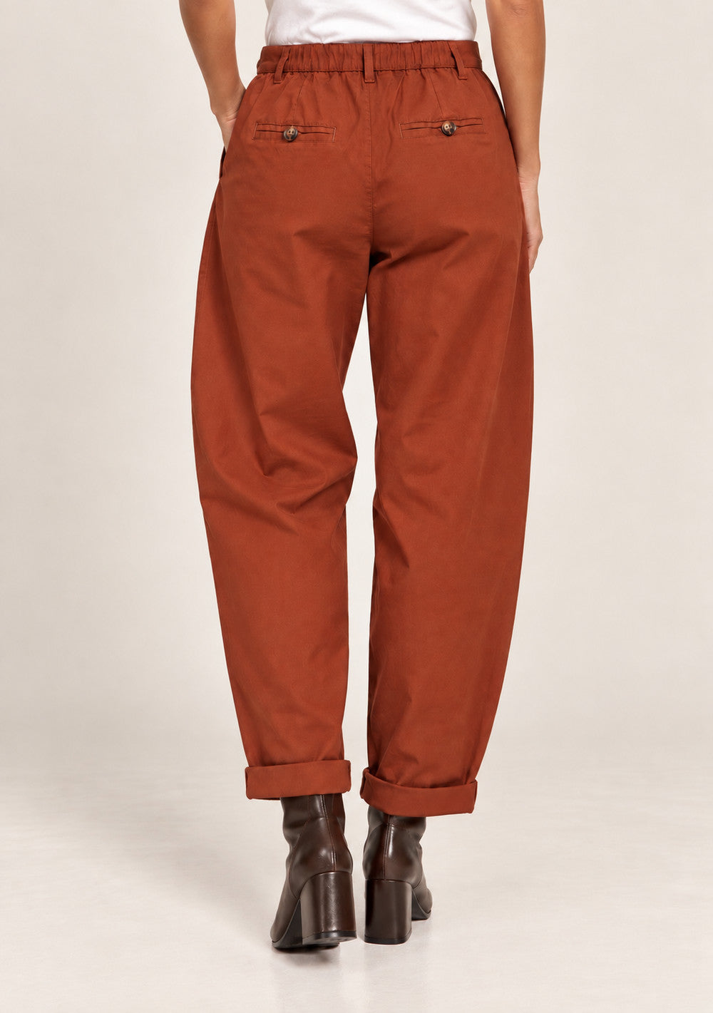 Pantaloni con Risvolto