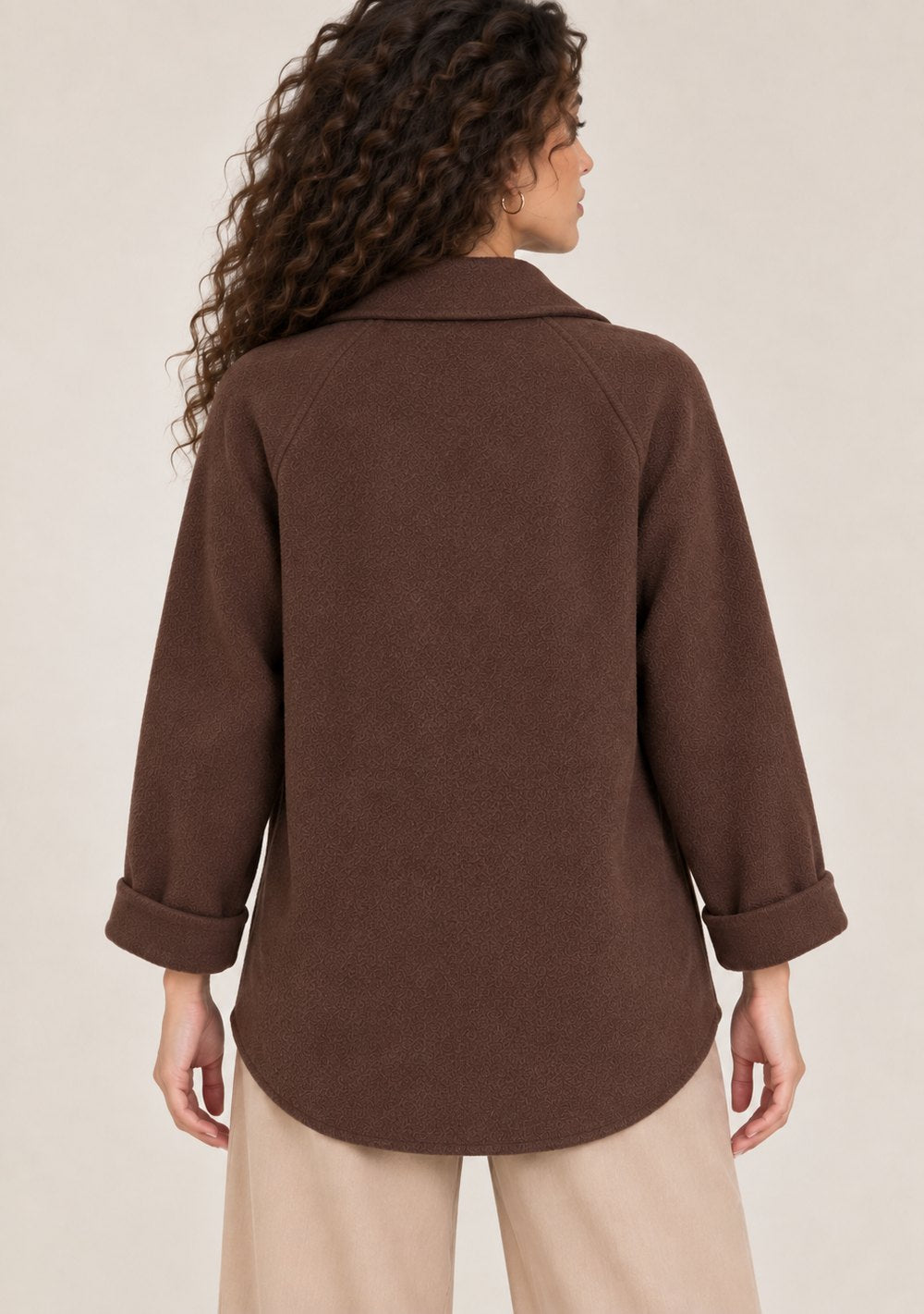 Cardigan Chiusura Ciappa da donna in colore moro, vista alternativa 3