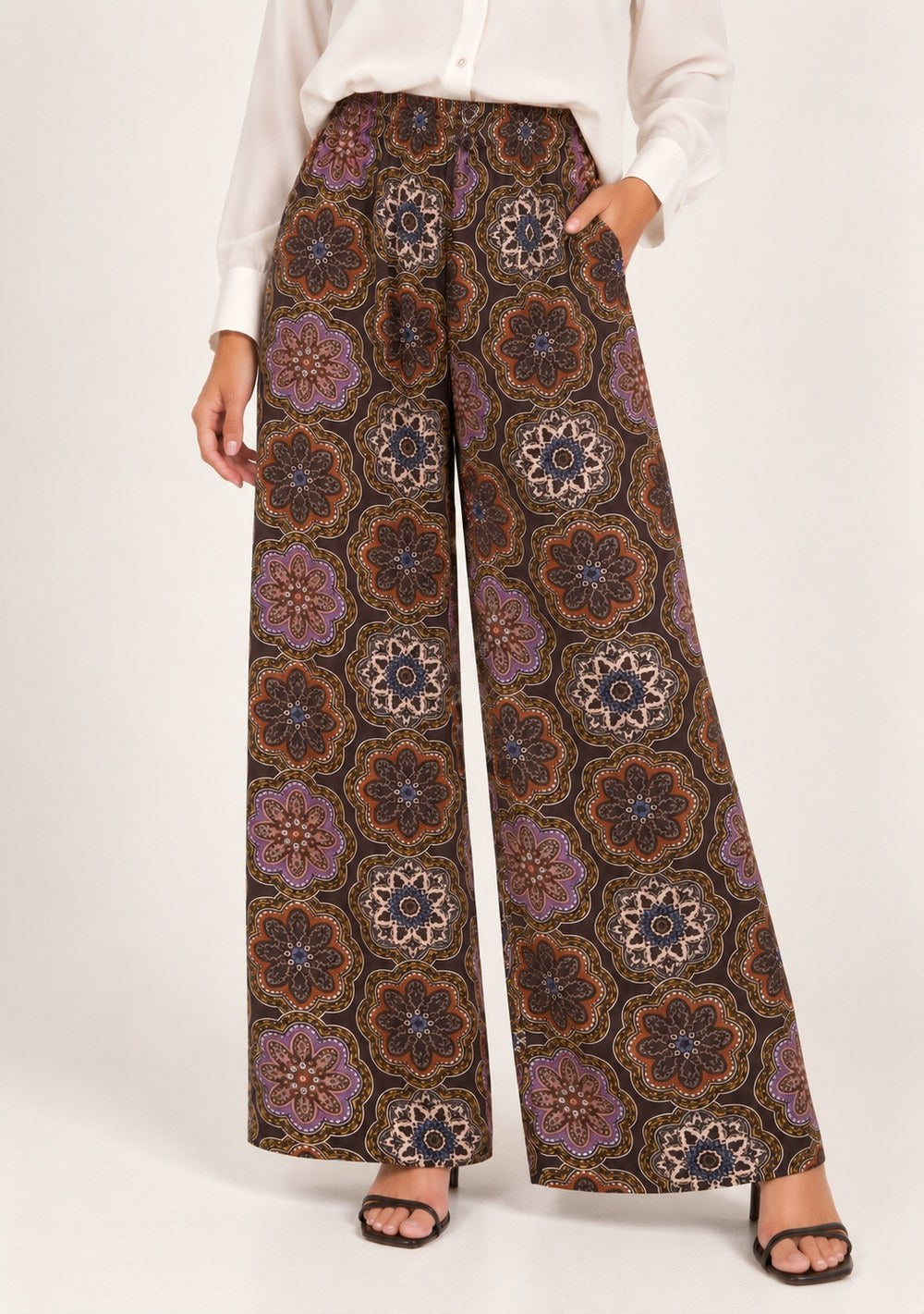 Pantaloni Palazzo Fantasia