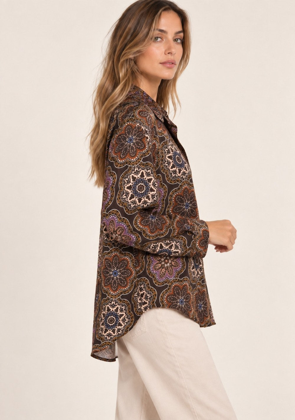 Camicia Satin Fantasia