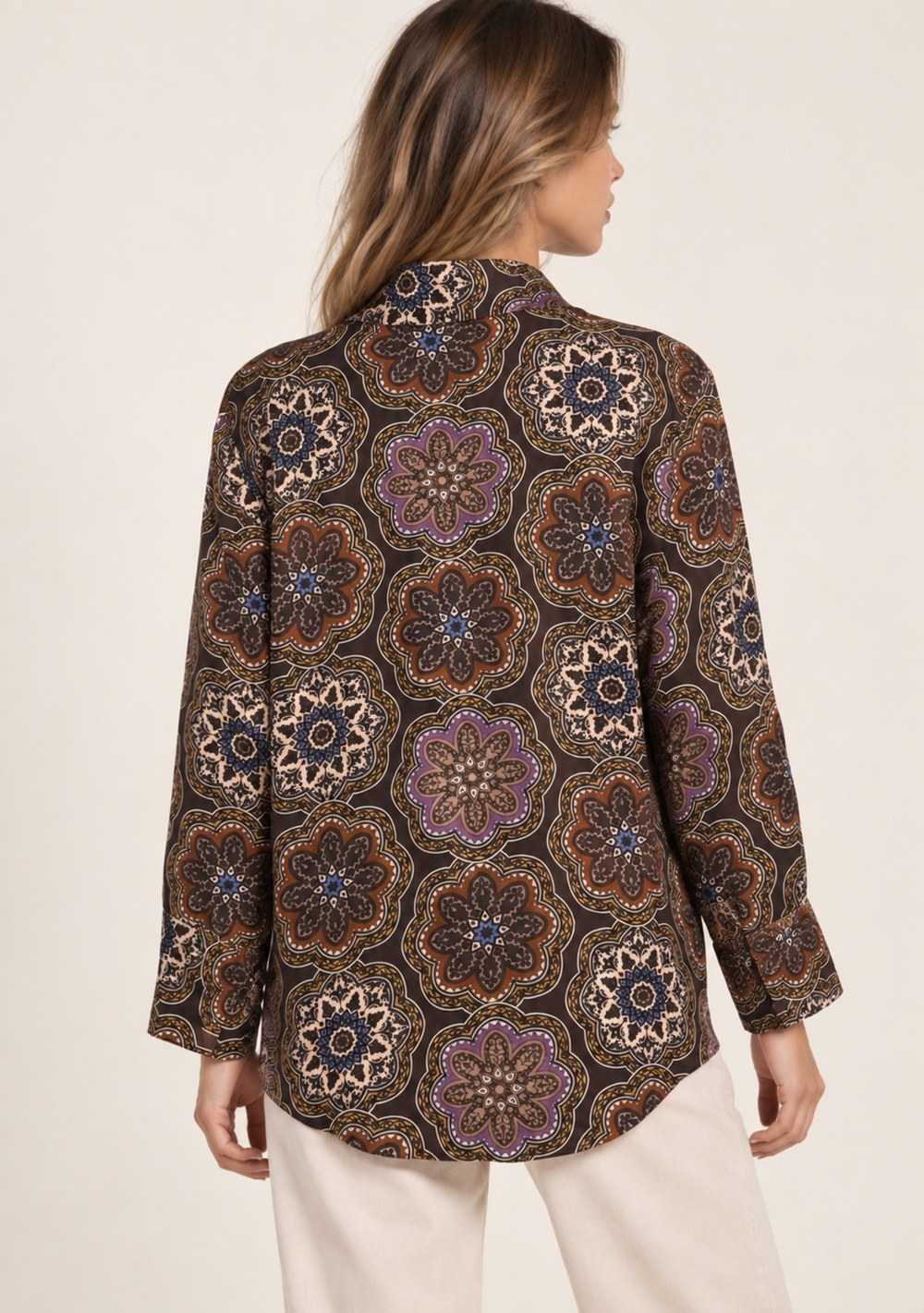 Camicia Satin Fantasia