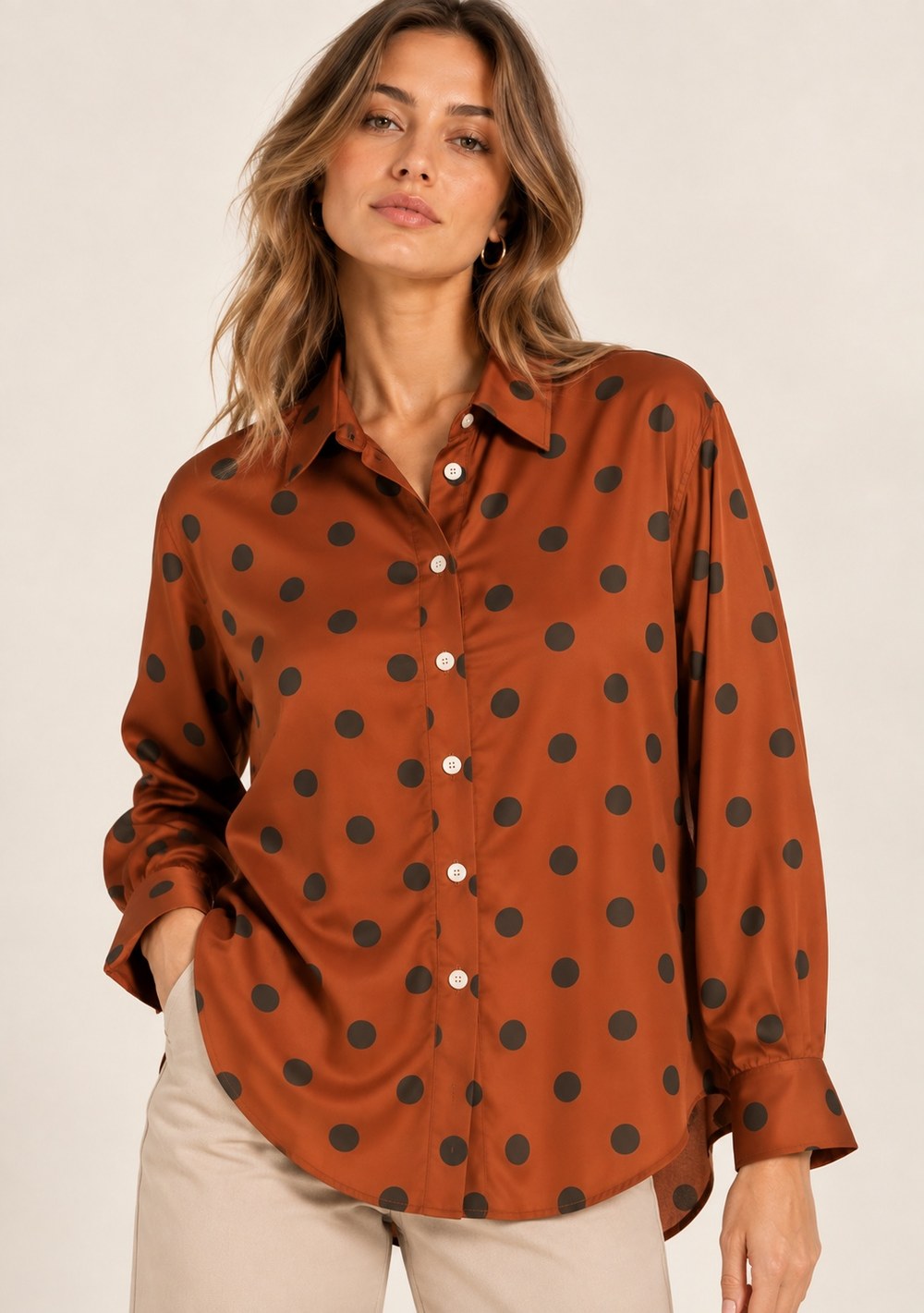 Camicia Satin Fantasia