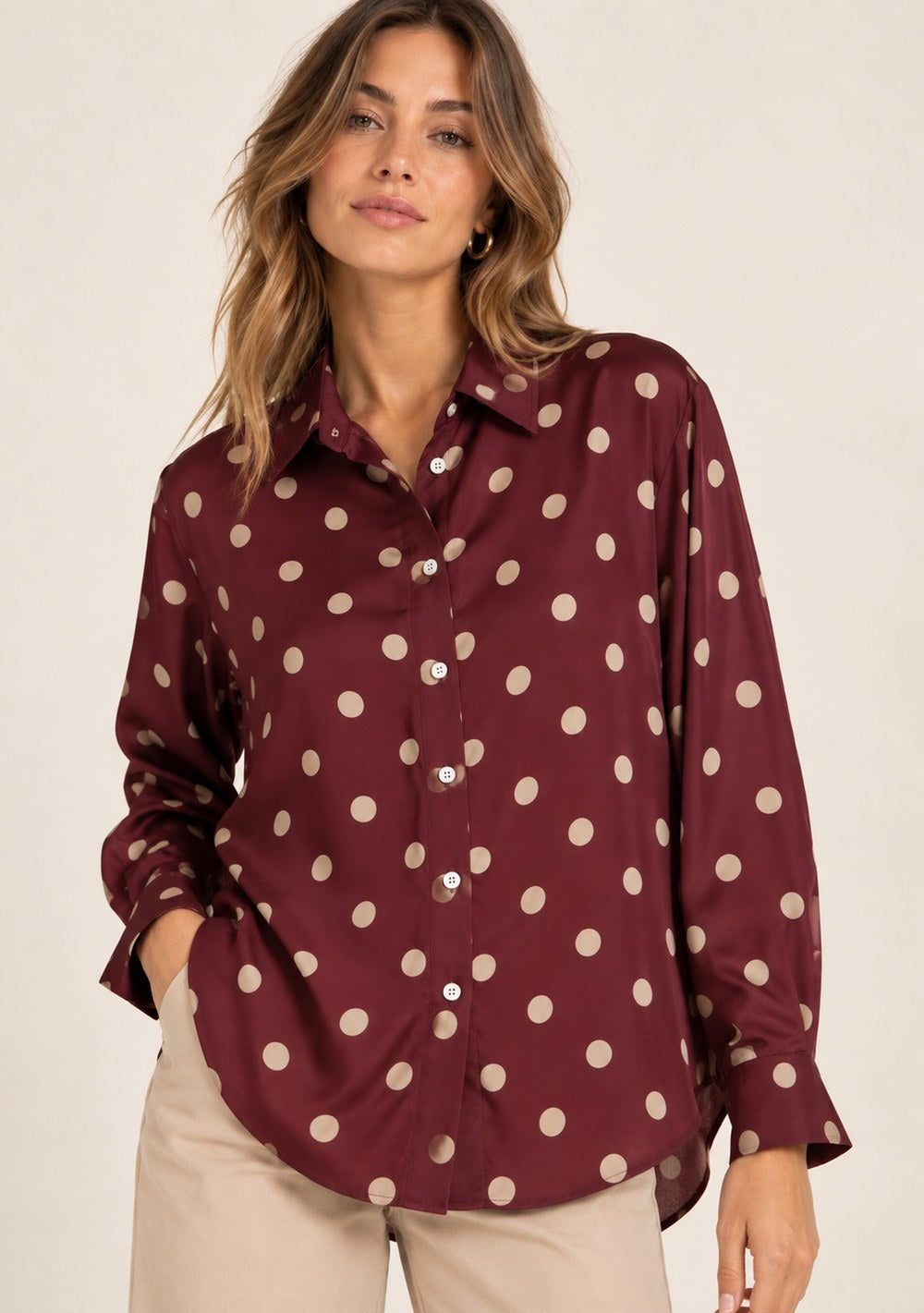 Camicia Satin Fantasia