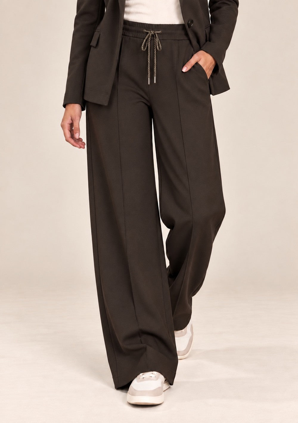 Tailleur Punto Milano SARTORIALE da donna in colore moro, vista alternativa 4