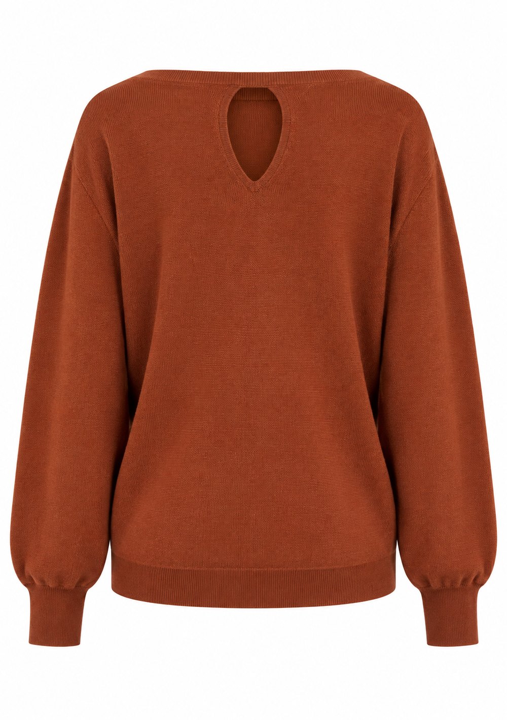 Maglia a Barca con Goccia da donna in colore coccio, vista alternativa 4