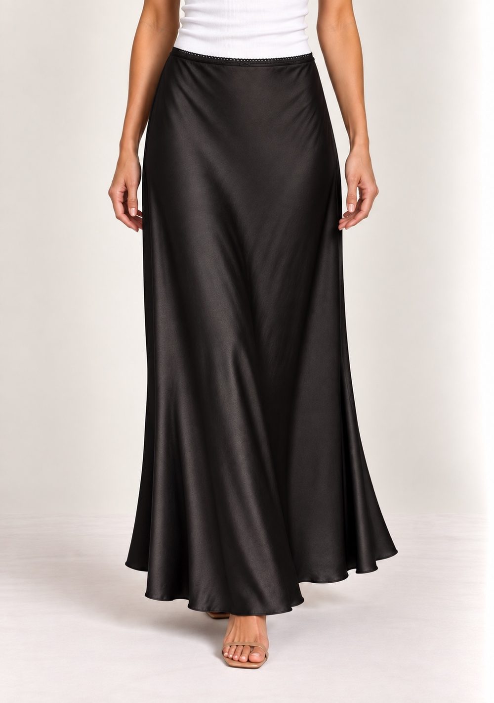 Gonna Sirena da donna in colore nero