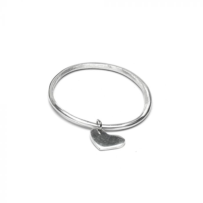 BRACELET RONDE FINE COEUR