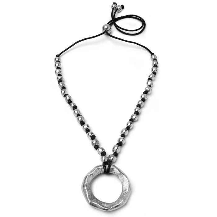 COLLIER BOULE CERCLE IRRÉGULIER