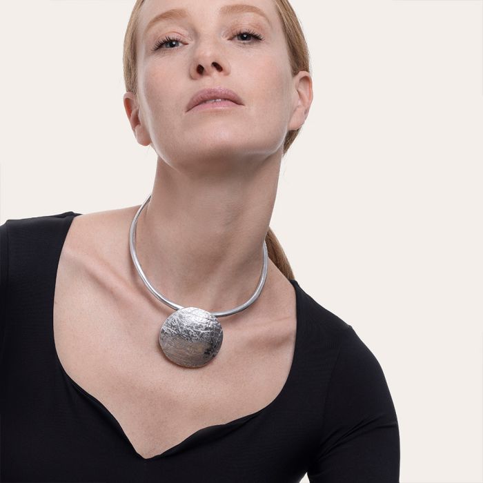 COLLIER RIGIDE PETIT RONDE BRUT