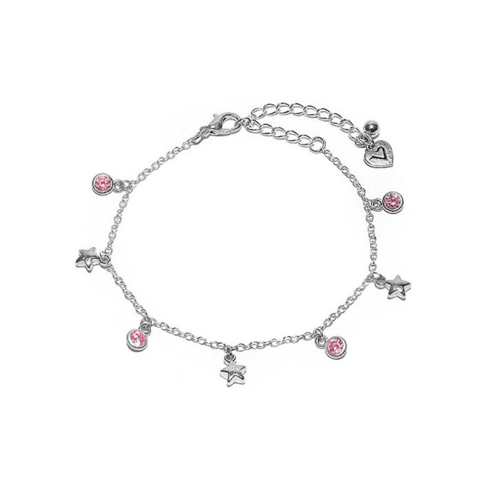 BRACCIALE CHARMS ZIRCONI/STELLE