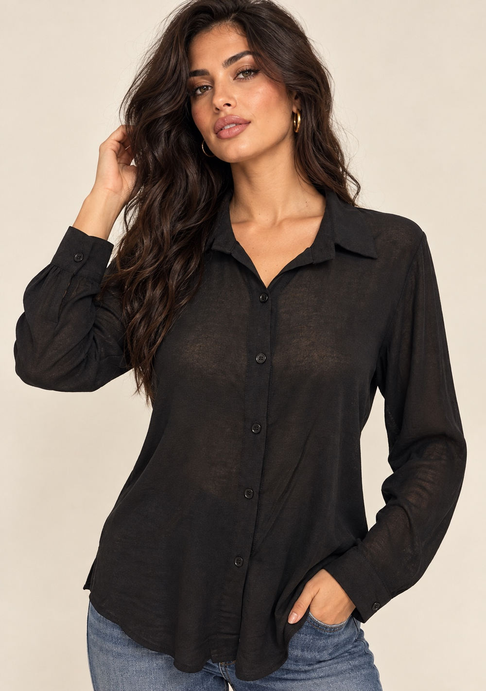 Camicia Misto Cashmere