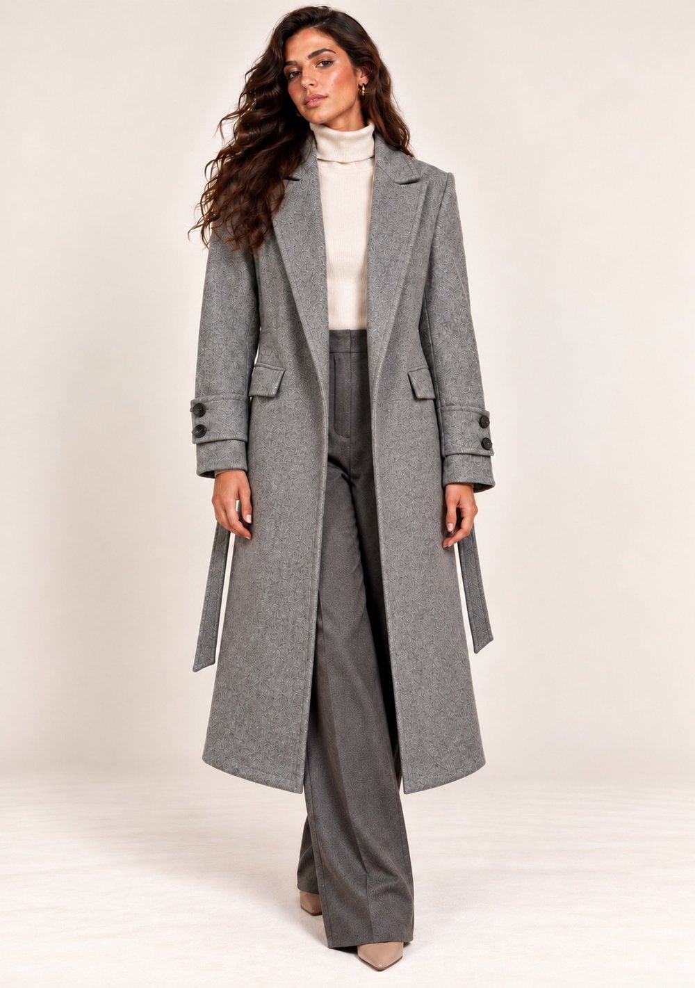Cappotto con Cintura