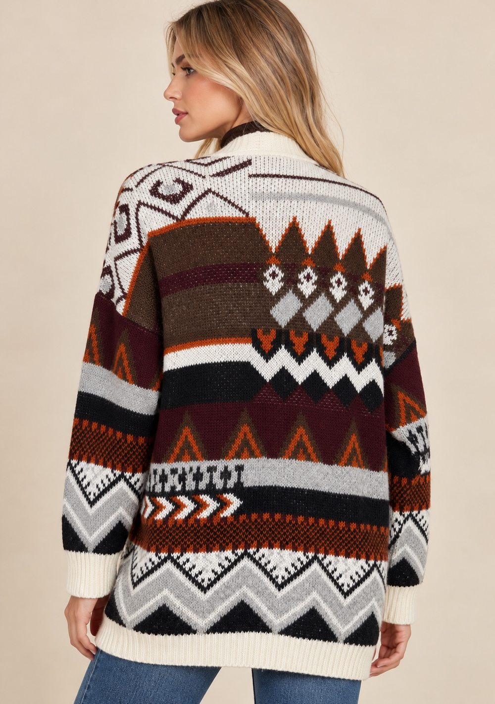 Cardigan Fantasia Etnica