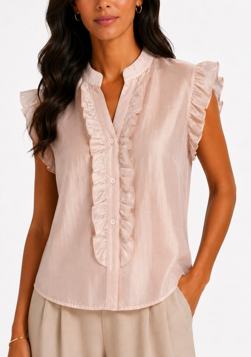 Camicia Smanicata Rouches