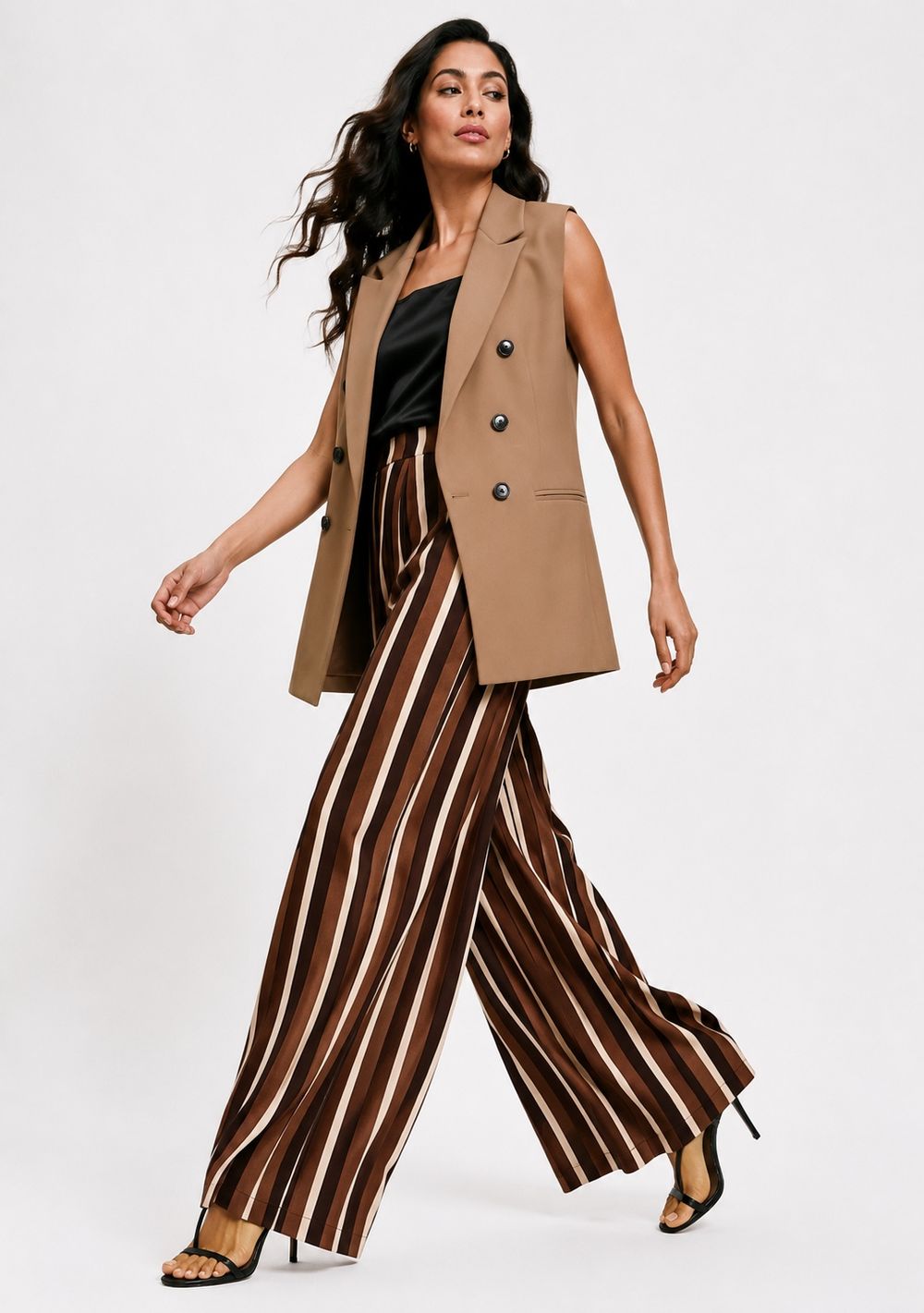 Gilet in Crepe
